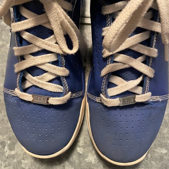 Vintage Y2K Nike Air Max Bizness 2008 High Top Shoe Blue Mens 7 Sneakers 324824 - Picture 3 of 14